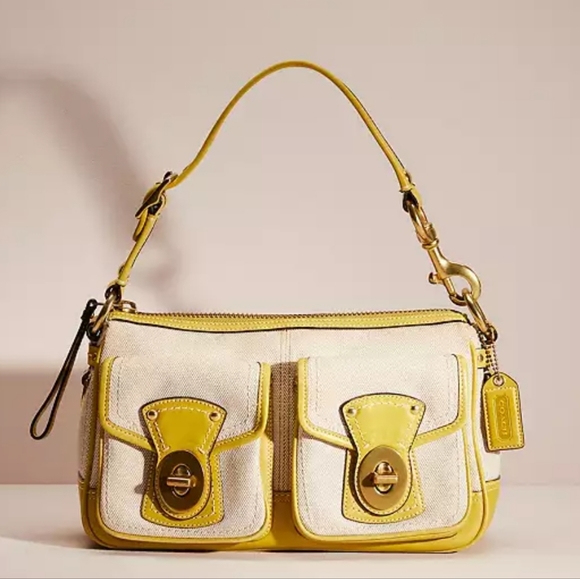Coach Handbags - Vintage Coach Legacy Citron 65th Anniversary 10829